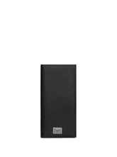 logo-tag leather vertical wallet